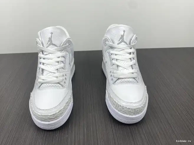 Rep Kickmax 429487-111 'Triple Jordan PS Retro White' 3 Air 0430